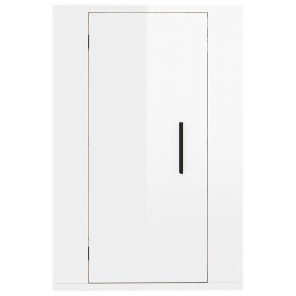 TV-Wandschrank Hochglanz-Weiß 40x34,5x60 cm