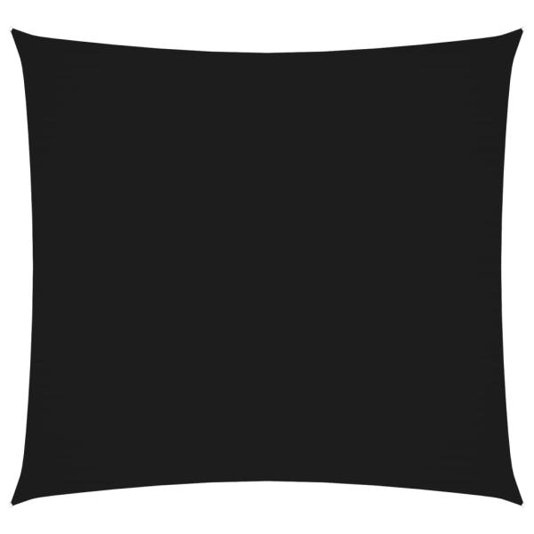 Sonnensegel Oxford-Gewebe Quadratisch 2,5x2,5 m Schwarz