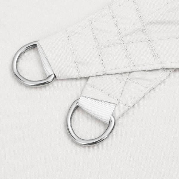 Sonnensegel Oxford-Gewebe Quadratisch 2,5x2,5 m Weiß