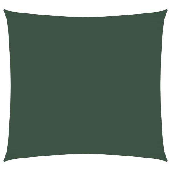 Sonnensegel Oxford-Gewebe Quadratisch 4,5x4,5 m Dunkelgrün