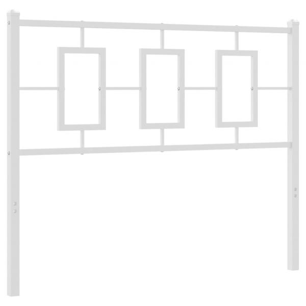 Kopfteil Metall Weiß 107 cm
