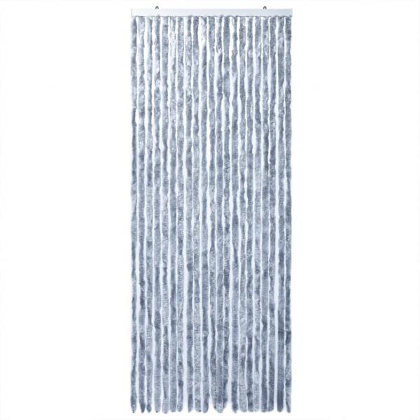 Fliegenvorhang Silbern 100x230 cm Chenille