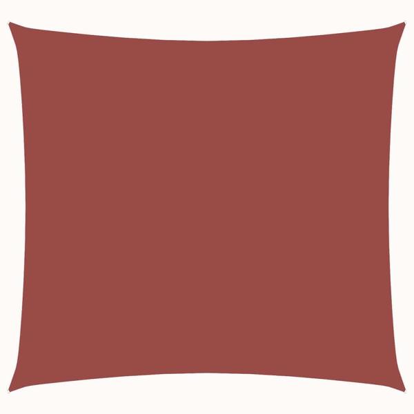 Sonnensegel Oxford-Gewebe Quadratisch 3x3 m Terrakotta-Rot