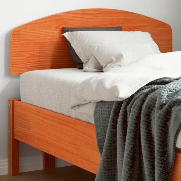 ARDEBO.de - Kopfteil Wachsbraun 75 cm Massivholz Kiefer