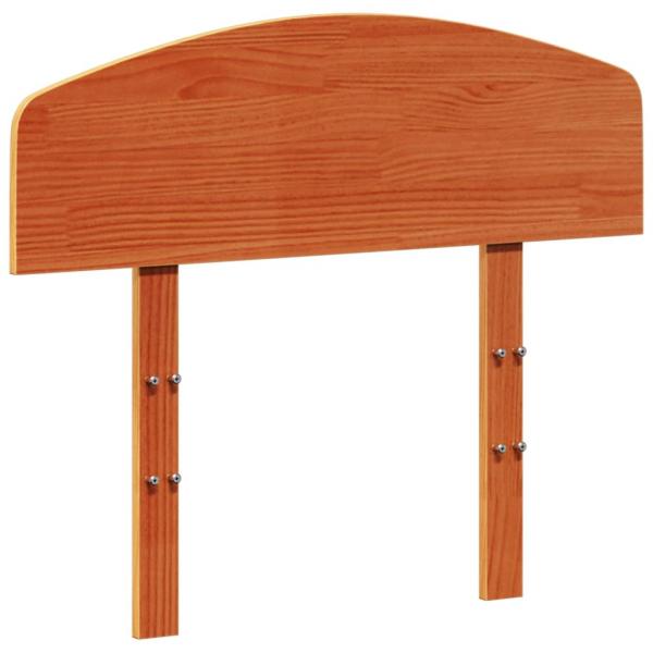 Kopfteil Wachsbraun 75 cm Massivholz Kiefer