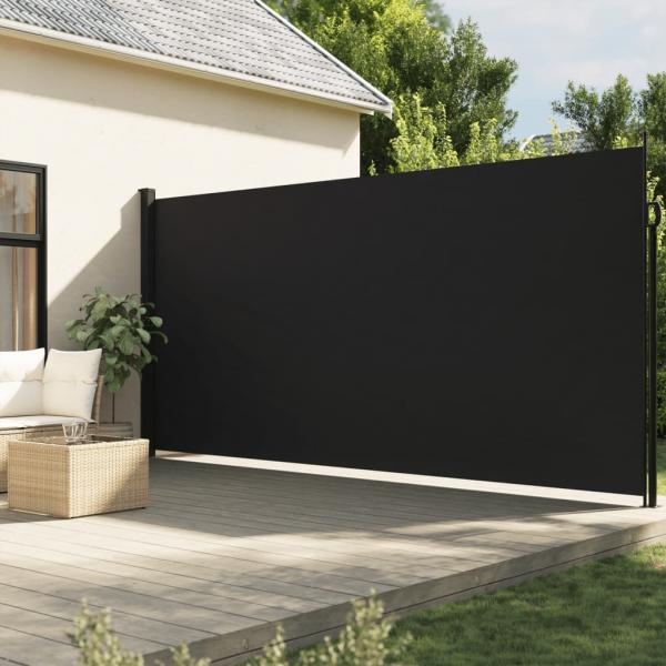 ARDEBO.de - Seitenmarkise Ausziehbar Schwarz 220x300 cm
