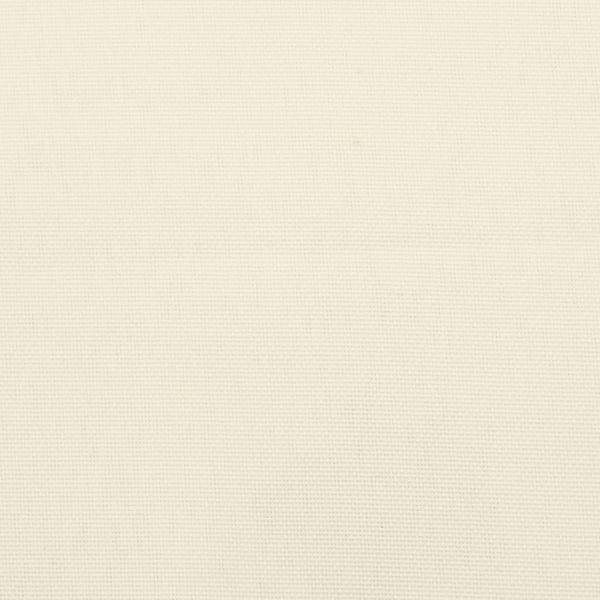 Niedriglehner-Auflagen 4 Stk. Creme Oxford-Gewebe