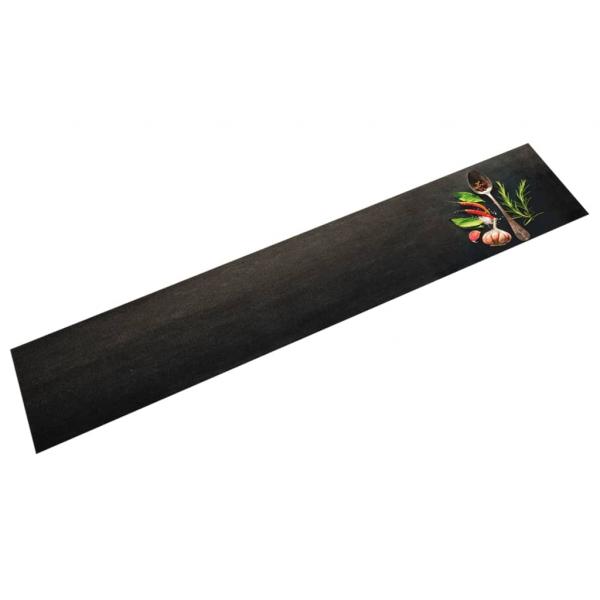 ARDEBO.de - Küchenteppich Waschbar Gewürze 60x300 cm Samt