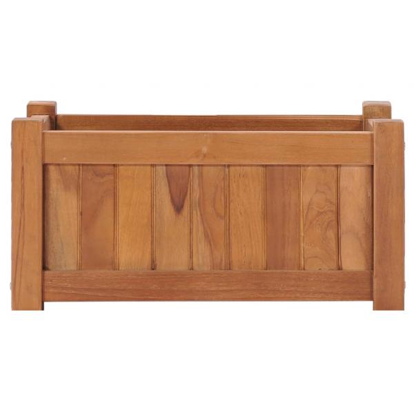 ARDEBO.de - Hochbeet 50x25x25 cm Massivholz Teak