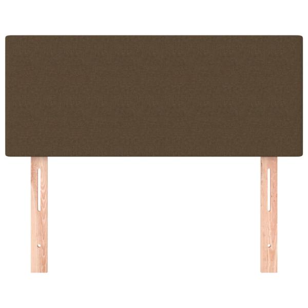 Kopfteil Dunkelbraun 80x5x78/88 cm Stoff
