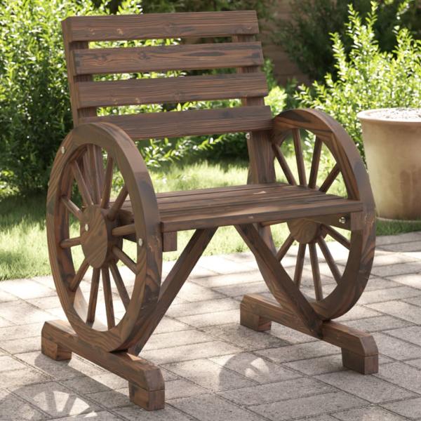 ARDEBO.de - Gartenstühle 2 Stk. 58x58x78,5 cm Massivholz Tanne