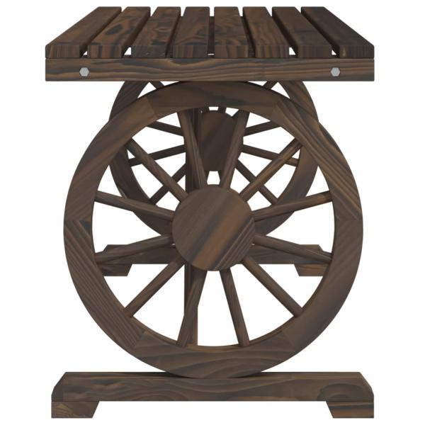 Gartentisch 115x55x65 cm Massivholz Tanne