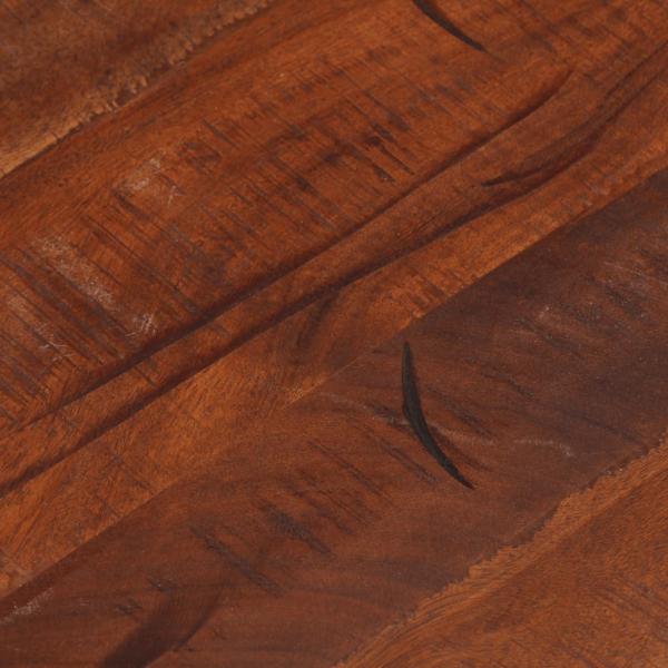 Tischplatte Ø 60x2,5 cm Rund Altholz Massiv