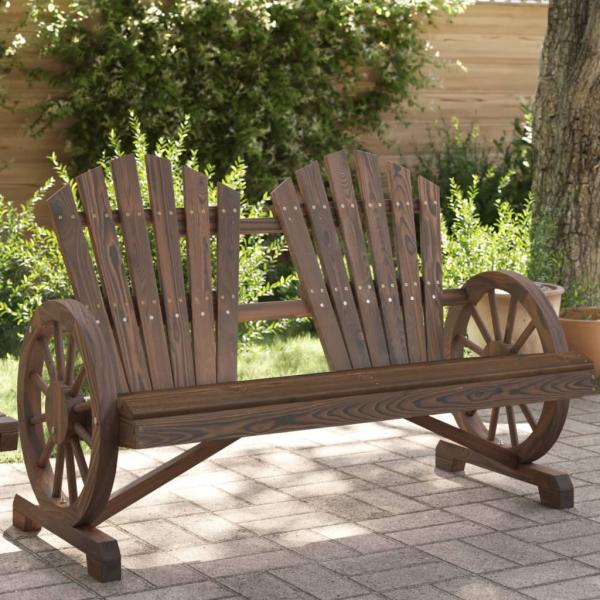 ARDEBO.de - Adirondack-Gartenstuhl 2-Sitzer Massivholz Tanne