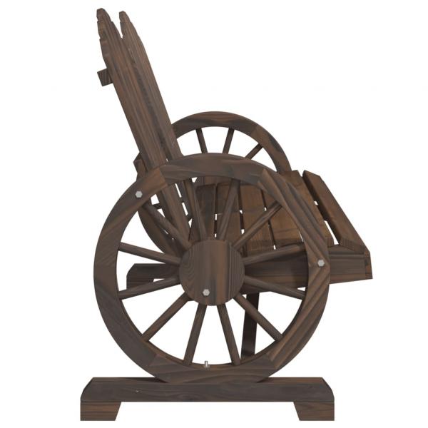 Adirondack-Gartenstuhl 2-Sitzer Massivholz Tanne