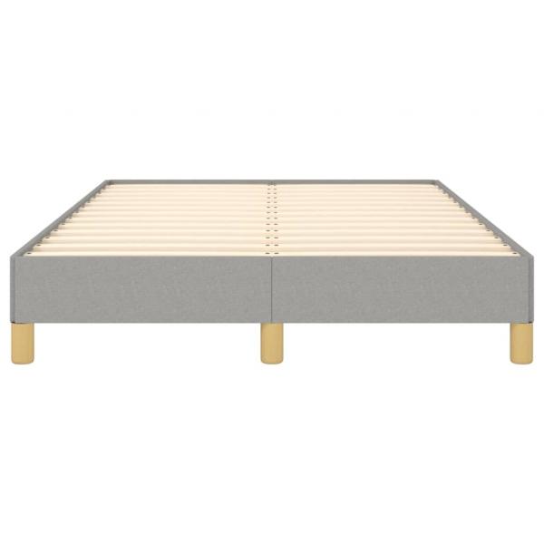 Bettgestell Hellgrau 120x190 cm Stoff