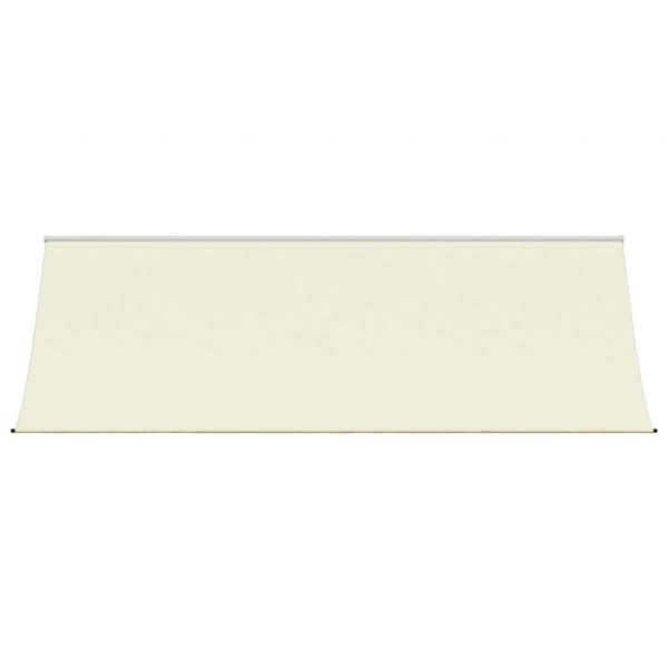 Markise Einziehbar Creme 400x150 cm Stoff und Stahl