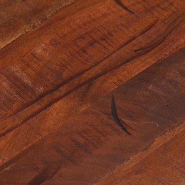 Tischplatte Ø 50x2,5 cm Rund Altholz Massiv