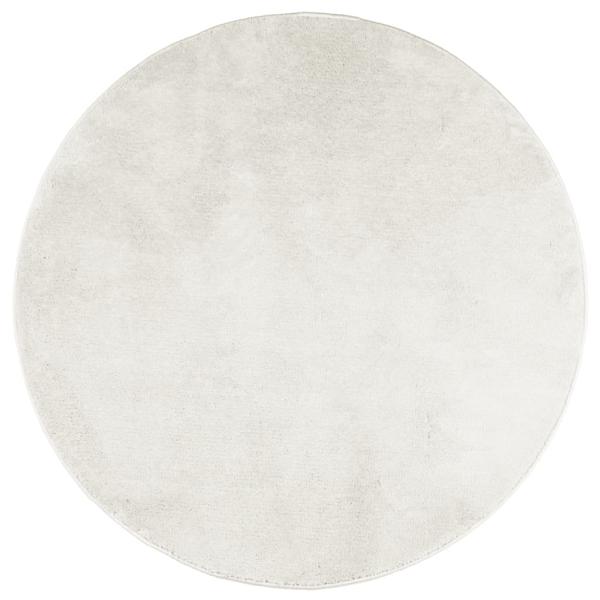 Teppich OVIEDO Kurzflor Creme Ø 160 cm