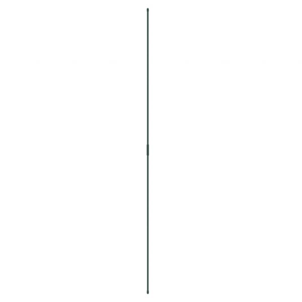 Pflanzenstützen 30 Stk. Grün 150 cm Stahl