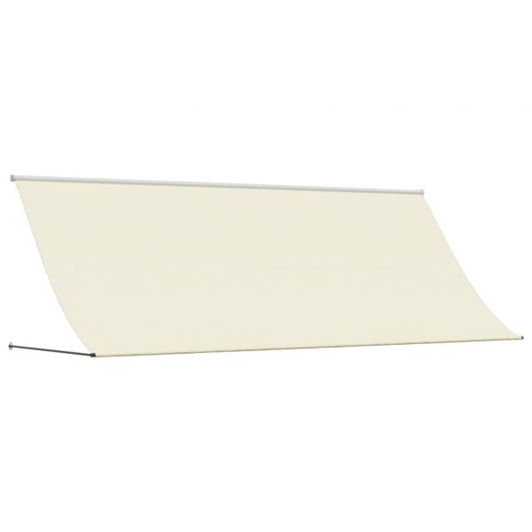 ARDEBO.de - Markise Einziehbar Creme 350x150 cm Stoff und Stahl