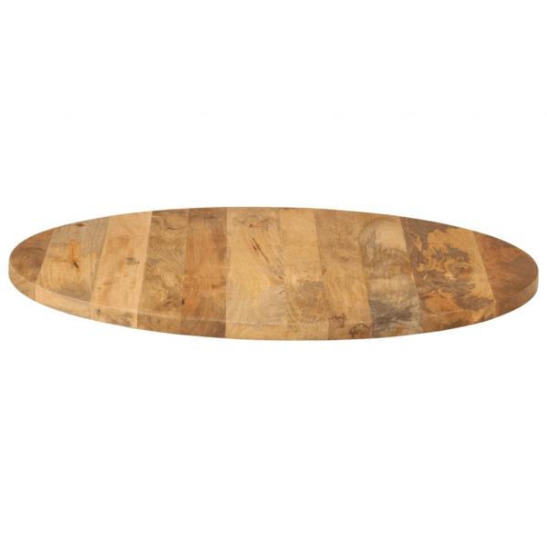 Tischplatte Ø 90x2,5 cm Rund Massivholz Mango