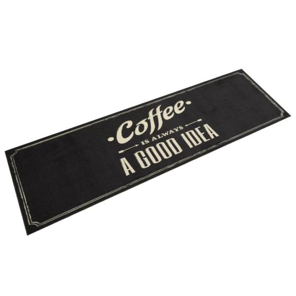 ARDEBO.de - Küchenteppich Waschbar Kaffee 45x150 cm Samt