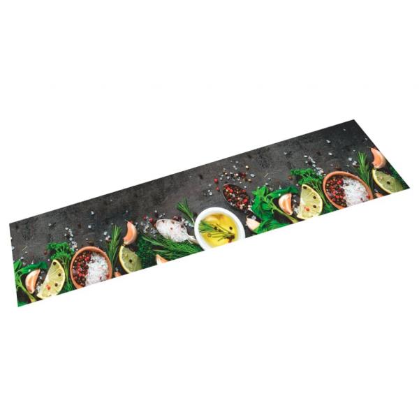 ARDEBO.de - Küchenteppich Waschbar Gewürze 60x300 cm Samt