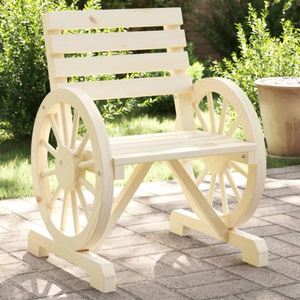 ARDEBO.de - Gartenstühle 2 Stk. 58x58x78,5 cm Massivholz Tanne