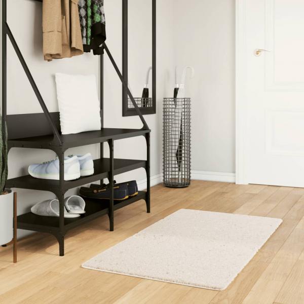 ARDEBO.de - Teppich OVIEDO Kurzflor Beige 60x110 cm
