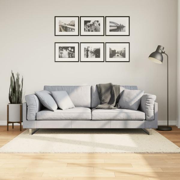 ARDEBO.de - Teppich OVIEDO Kurzflor Beige 120x170 cm