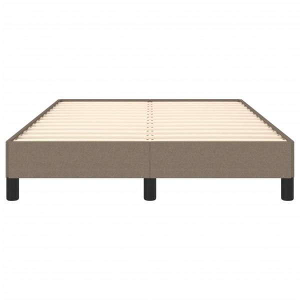 Bettgestell Taupe 120x190 cm Stoff