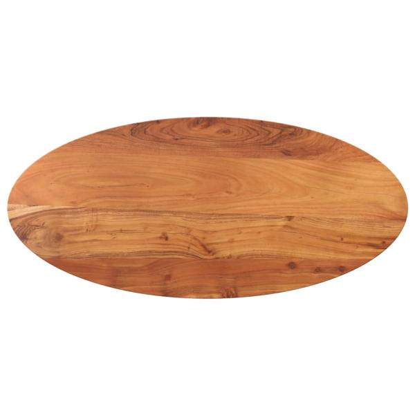 ARDEBO.de - Tischplatte 100x50x2,5 cm Oval Massivholz Akazie