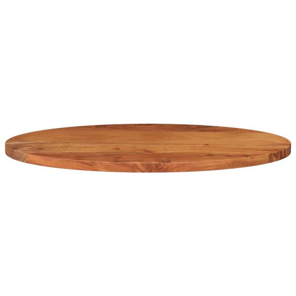 Tischplatte 90x40x3,8 cm Oval Massivholz Akazie