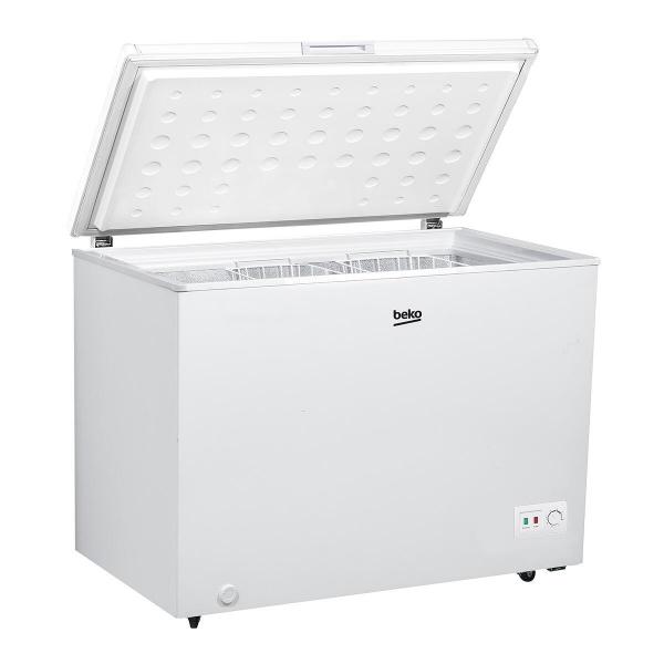 Beko CF316EWN Stand Gefriertruhe, 112 cm breit, 308 L, weiß