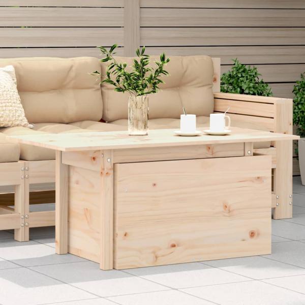 ARDEBO.de - Gartentisch 100x50x75 cm Massivholz Kiefer