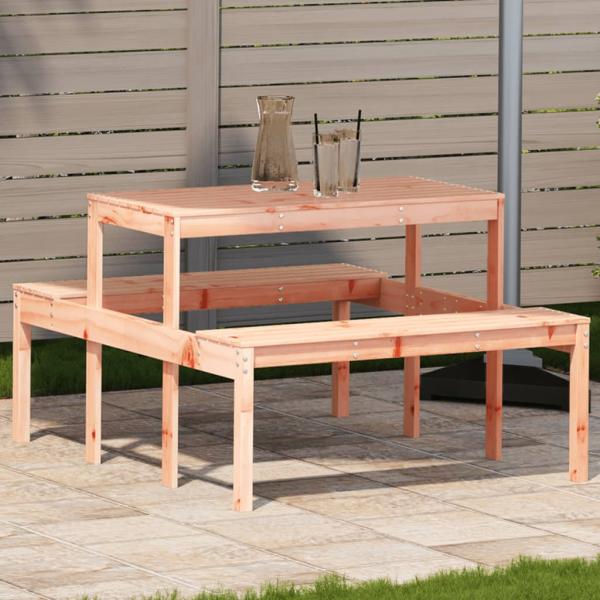 ARDEBO.de - Picknicktisch 110x134x75 cm Massivholz Douglasie