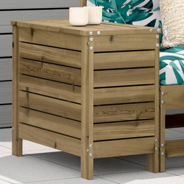 ARDEBO.de - Gartenhocker 62x31,5x52 cm Kiefernholz Imprägniert