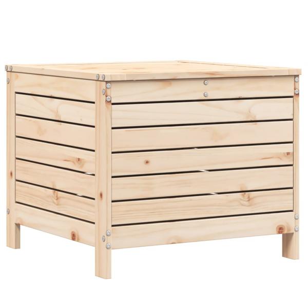 Gartenhocker 62x63,5x53,5 cm Massivholz Kiefer