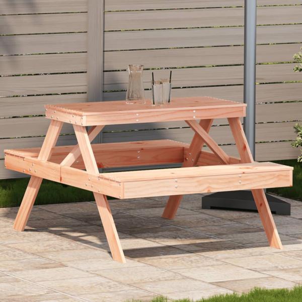 ARDEBO.de - Picknicktisch 105x134x75 cm Massivholz Douglasie