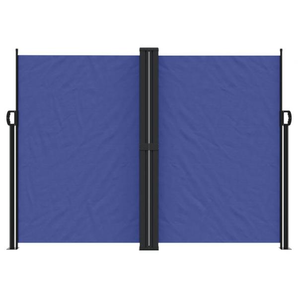 Seitenmarkise Ausziehbar Blau 180x1200 cm