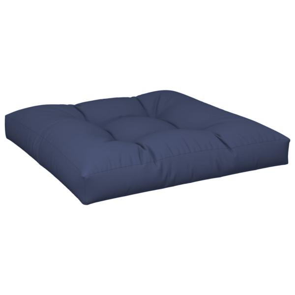 Palettenkissen Marineblau 80x80x12 cm Stoff