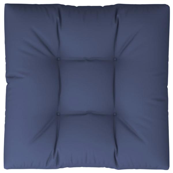 Palettenkissen Marineblau 80x80x12 cm Stoff