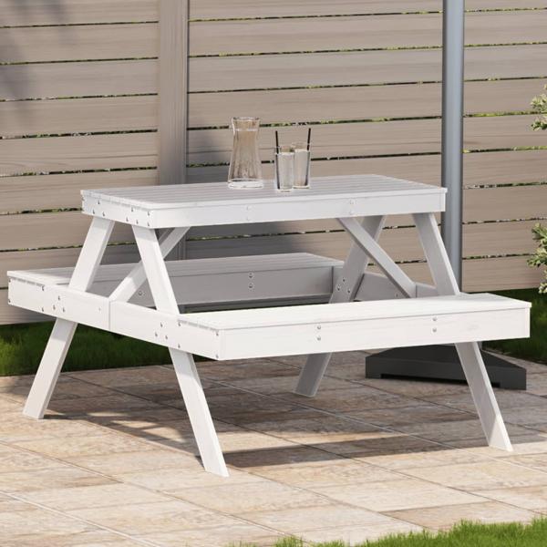ARDEBO.de - Picknicktisch 105x134x75 cm Massivholz Kiefer