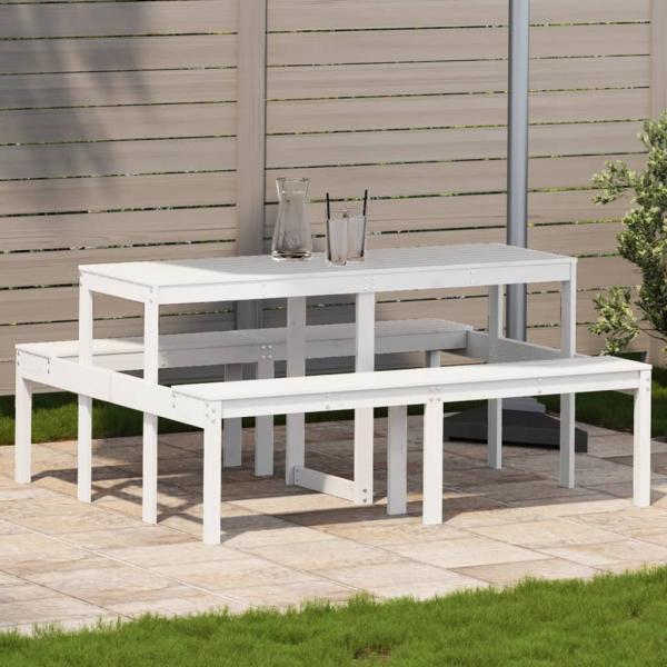 ARDEBO.de - Picknicktisch 160x134x75 cm Massivholz Kiefer