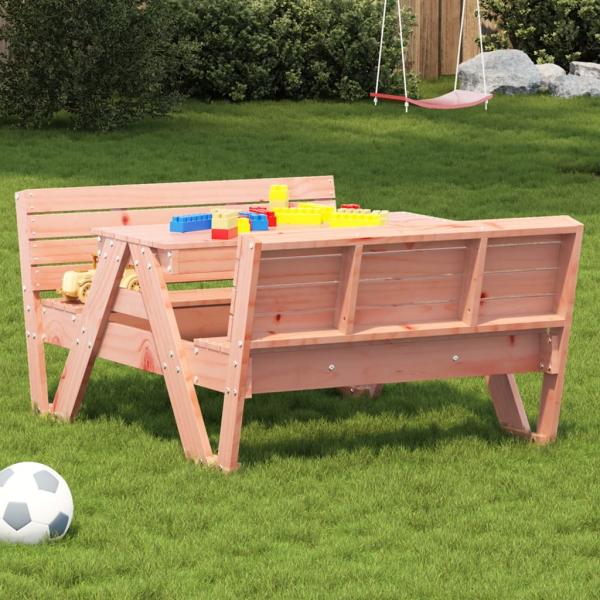 ARDEBO.de - Picknicktisch für Kinder 88x122x58 cm Massivholz Douglasie