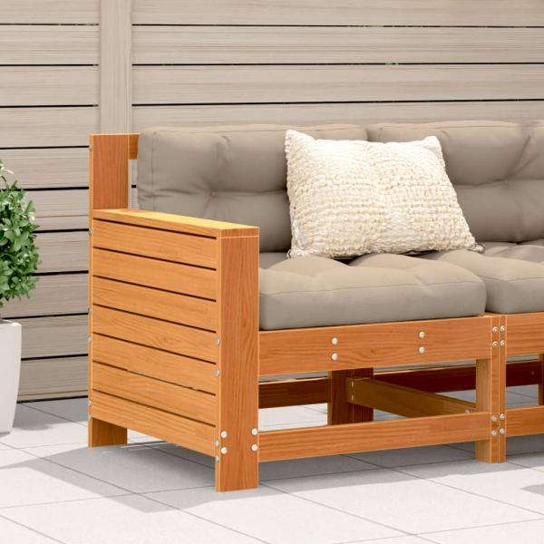 ARDEBO.de - Gartensofa mit Armlehne 69x62x70,5 cm Massivholz Kiefer