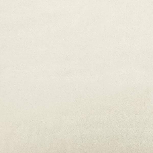 Sessel mit Kissen Creme Samt
