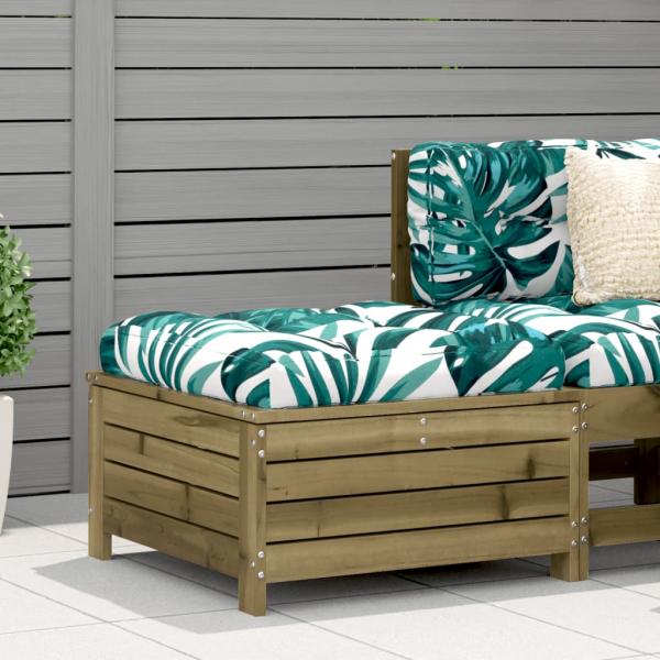 ARDEBO.de - Gartenhocker 62x63,5x32 cm Kiefernholz Imprägniert
