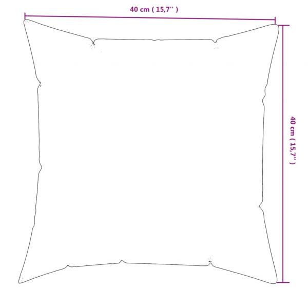 Zierkissen 4 Stk. Mehrfarbig 40x40 cm Stoff